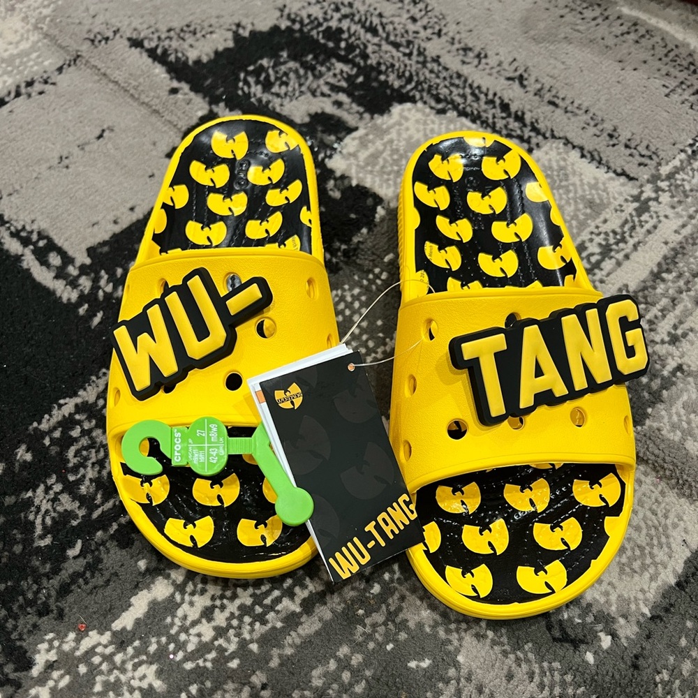 Limited edition WuTang crocs